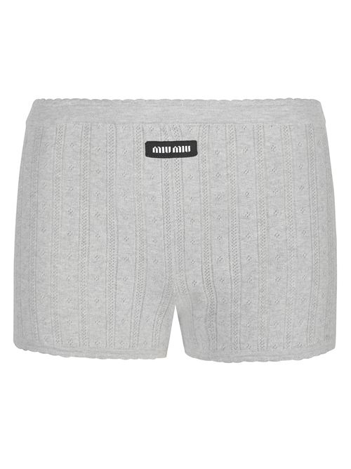 Knitted shorts MIU MIU | MMP28217OXF0031